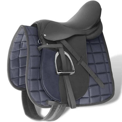 Sattel mit zubehör - sattel, leder