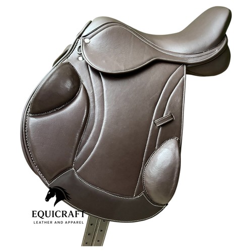 Brauner englischer reitsattel - englischer,