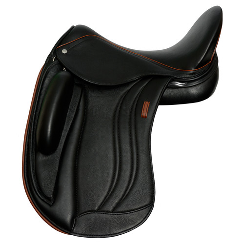 Neuer schwarzer leder dressur - neuer,